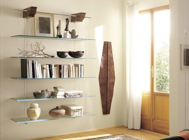 Nuvola glass shelves by cattelan italia modern living