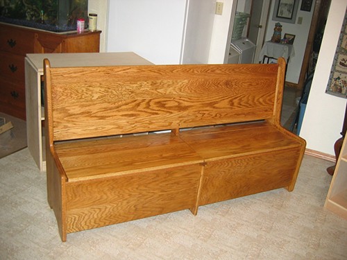 Oak storage bench woodworking blog videos plans 1