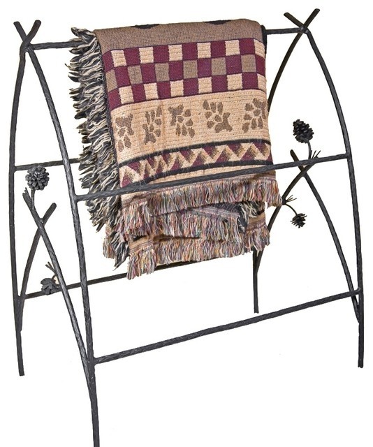 Piney woods blanket stand contemporary blanket and