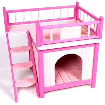 Princess palace dog house pink dog products gregrobert