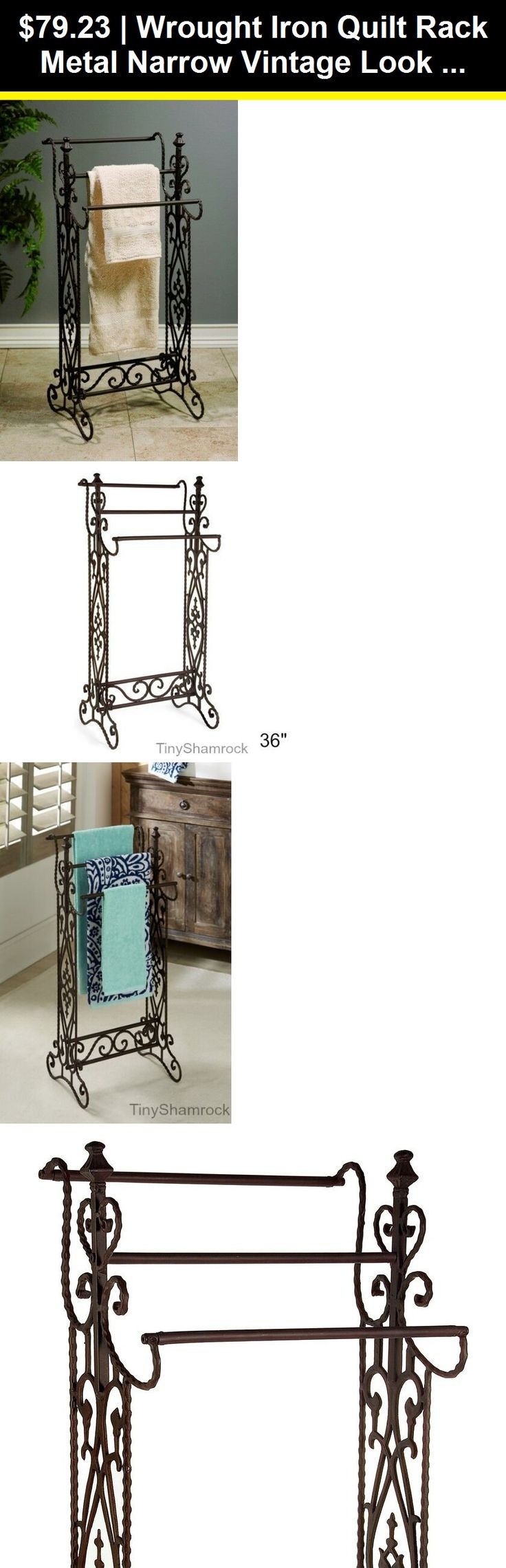 Quilt hangers and stands 83959 wrought iron quilt rack