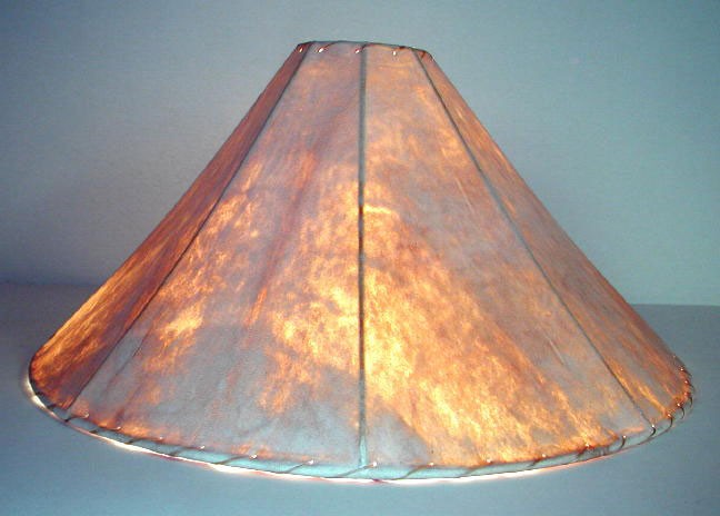 Rawhide lamp shades antler shed inc 1