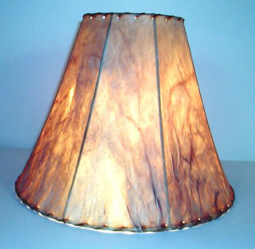 Rawhide lamp shades antler shed inc