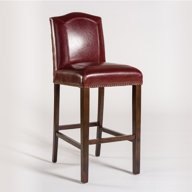Red Leather Bar Stools - Foter