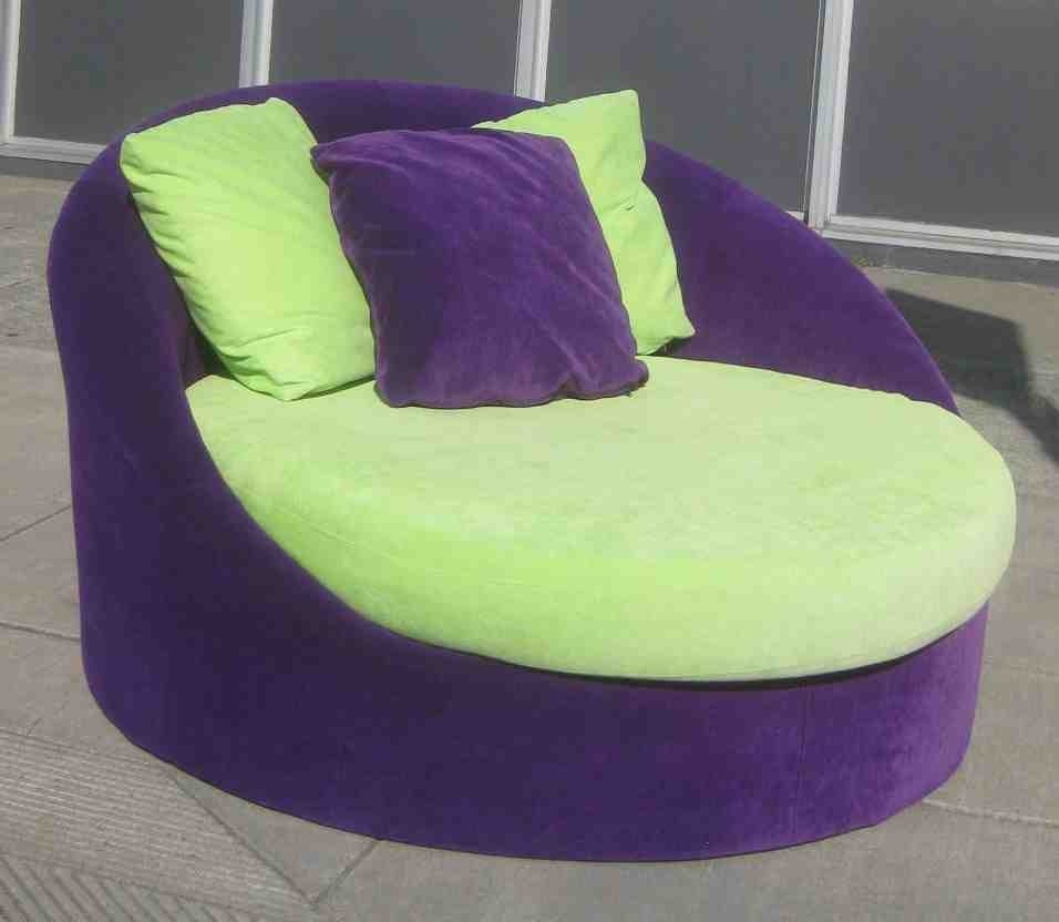 Round chaise lounge chair decor ideas