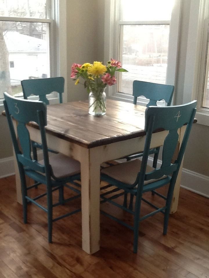 small country style dining table