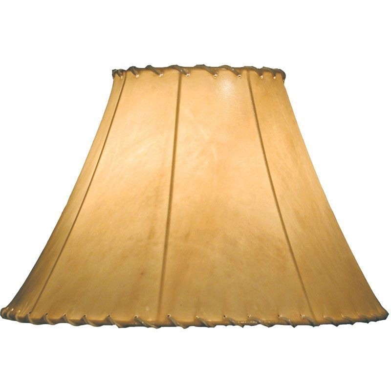 Rustic lamp shades rawhide tall table lamp shade by