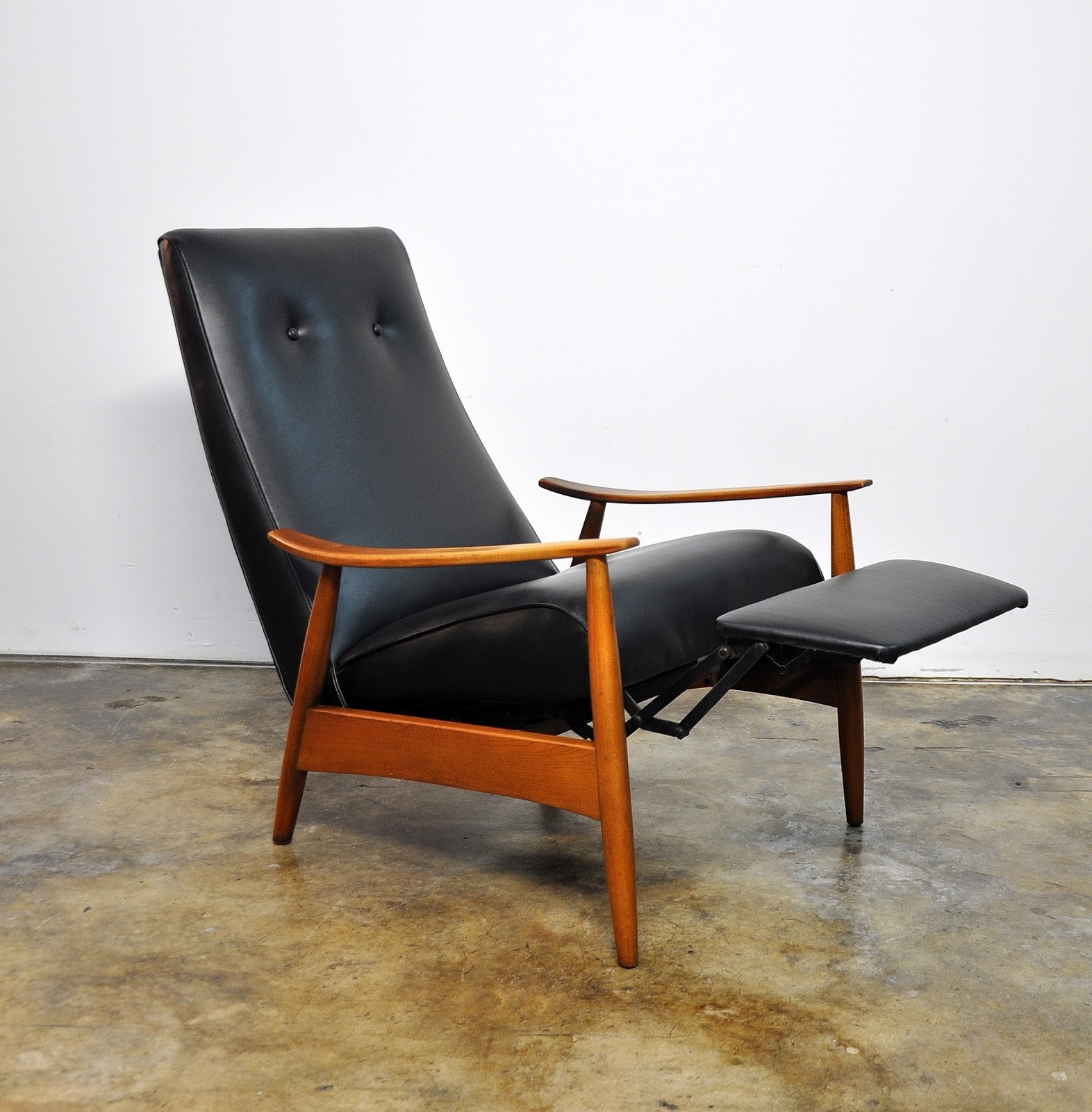 Select modern milo baughman recliner 74 lounge chair 2