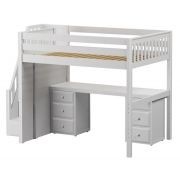 Shop totally kids white loft beds white loft bed with