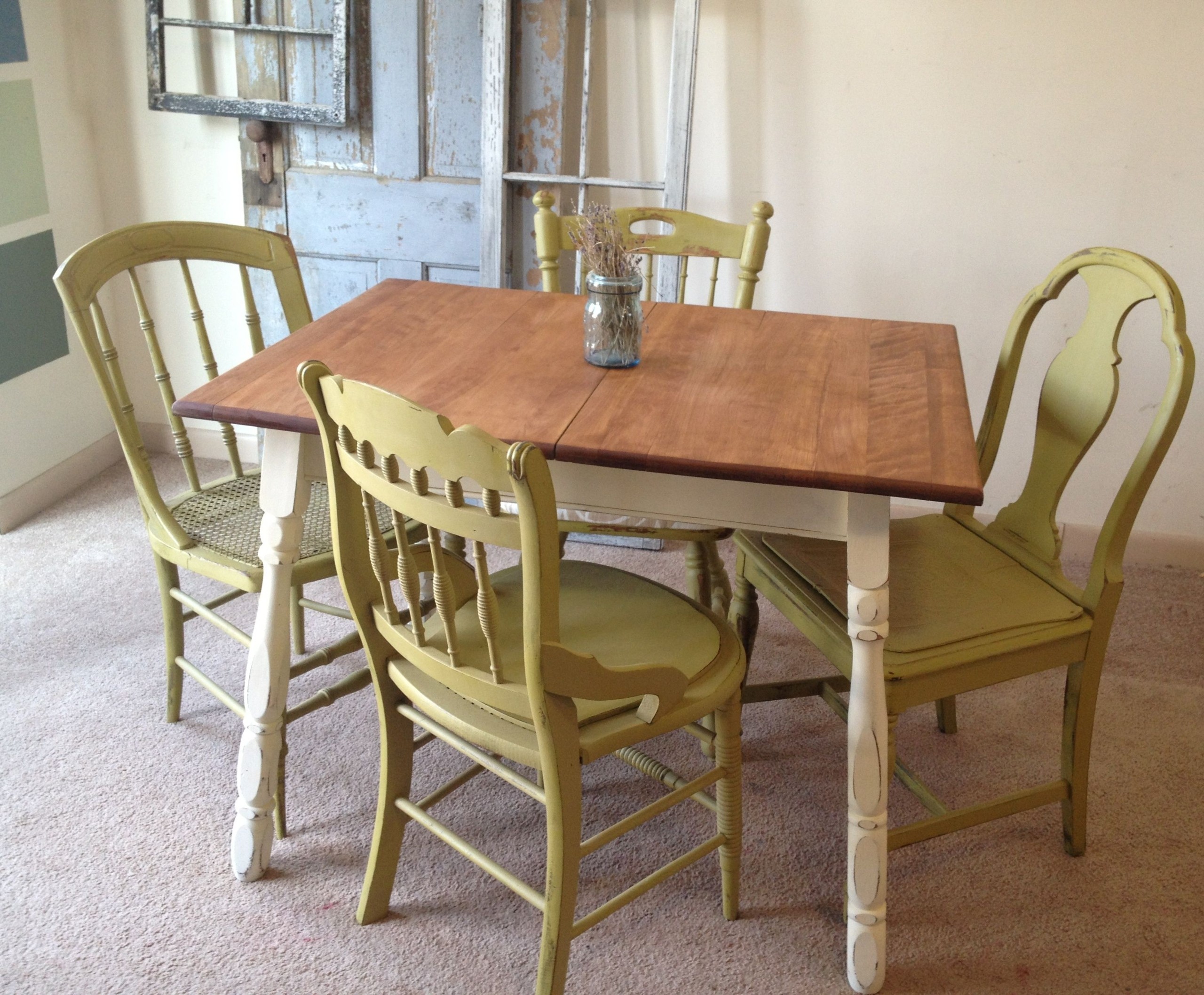 small country kitchen table