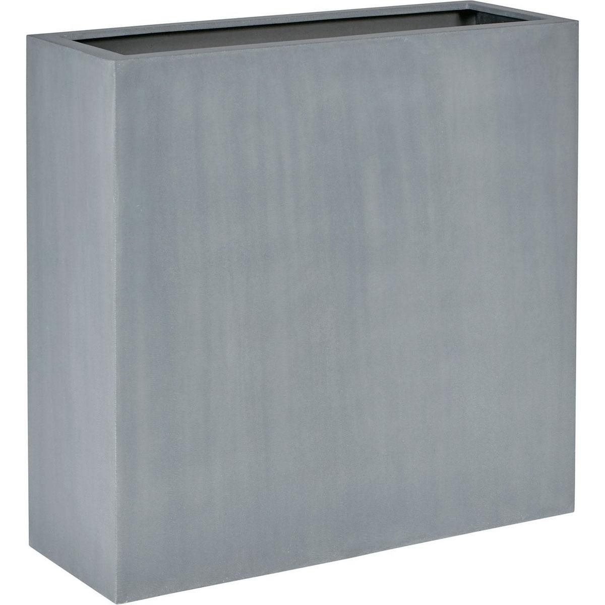 Solid room divider rectangular fiberstone natural grey w69