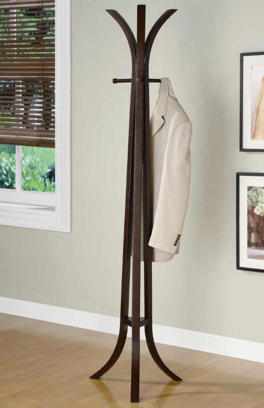 Standing coat rack stylish storage for your wardrobe 1