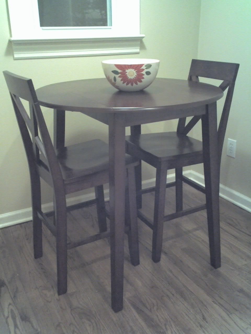 Tall kitchen table with stools mahogany in keepitmovins