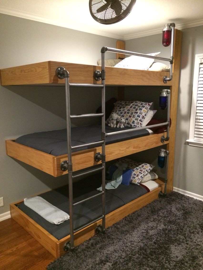 Triple bunk beds for kids 2021
