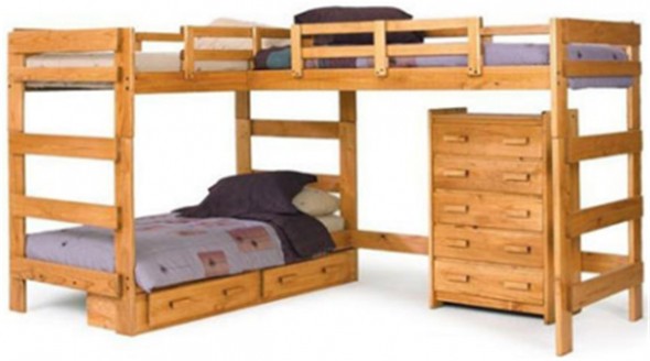 Triple bunk beds for kids room definitely a great approach