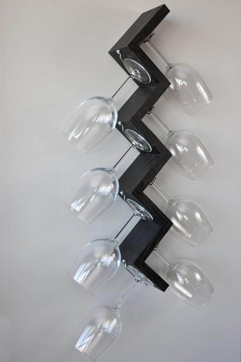 Wall mounted wine glass rack by ruralpride 2020