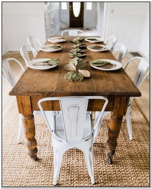 White farmhouse table and chairs for sale design innovation