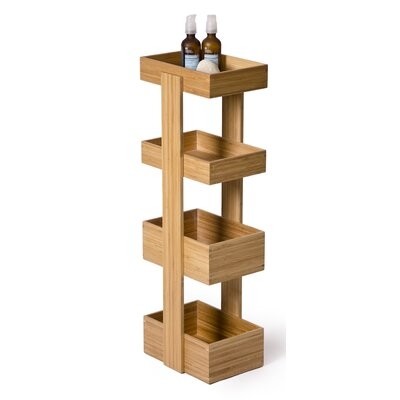 Wireworks arena wood free standing shower caddy reviews