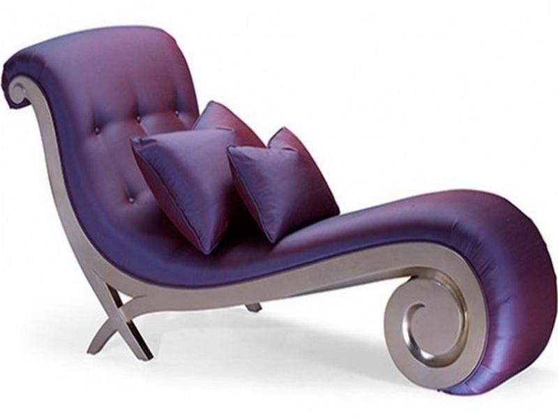 15 best collection of purple chaise lounges 2