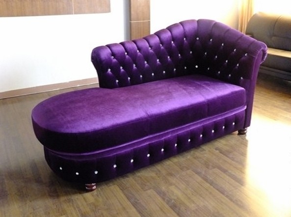 15 best collection of purple chaise lounges 5
