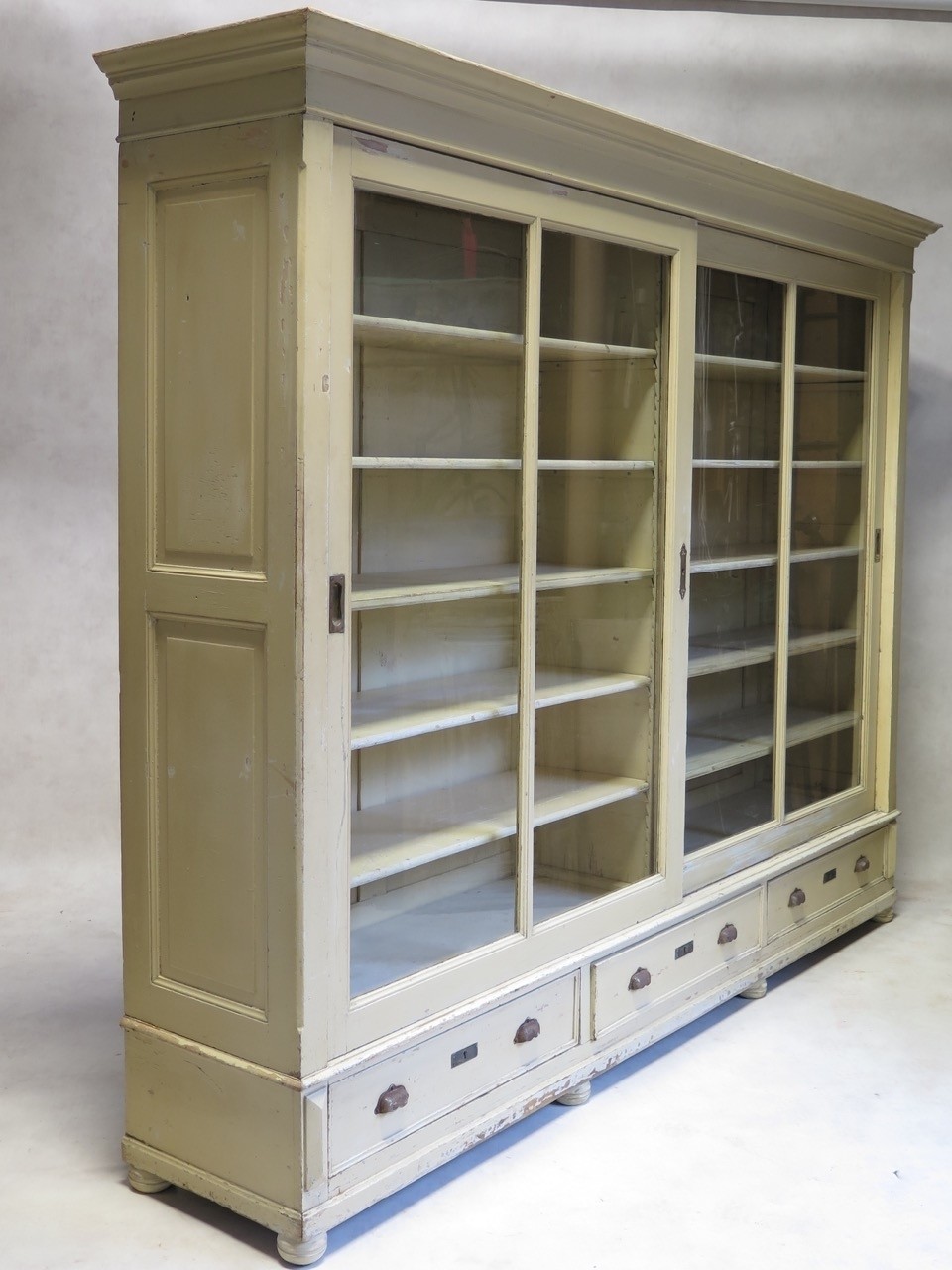 2020 popular bookcases with sliding glass doors 6