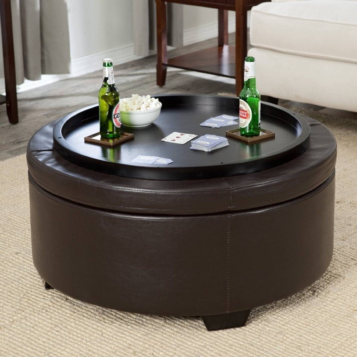 30 the best round coffee tables with storage