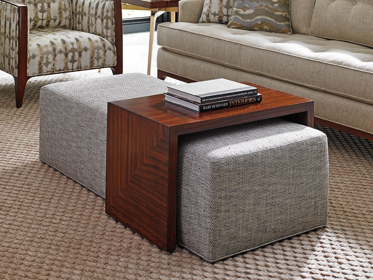 8 coffee table with ottoman seating pictures