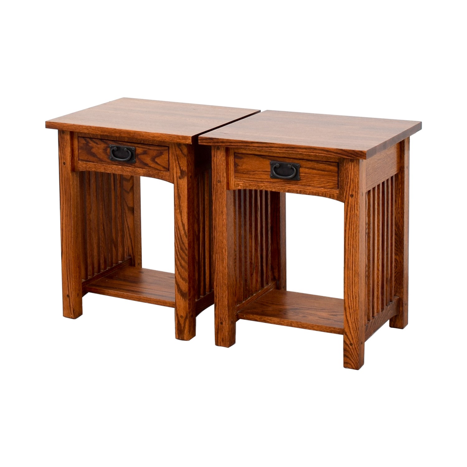 88 off michaels mission nightstand in oak tables