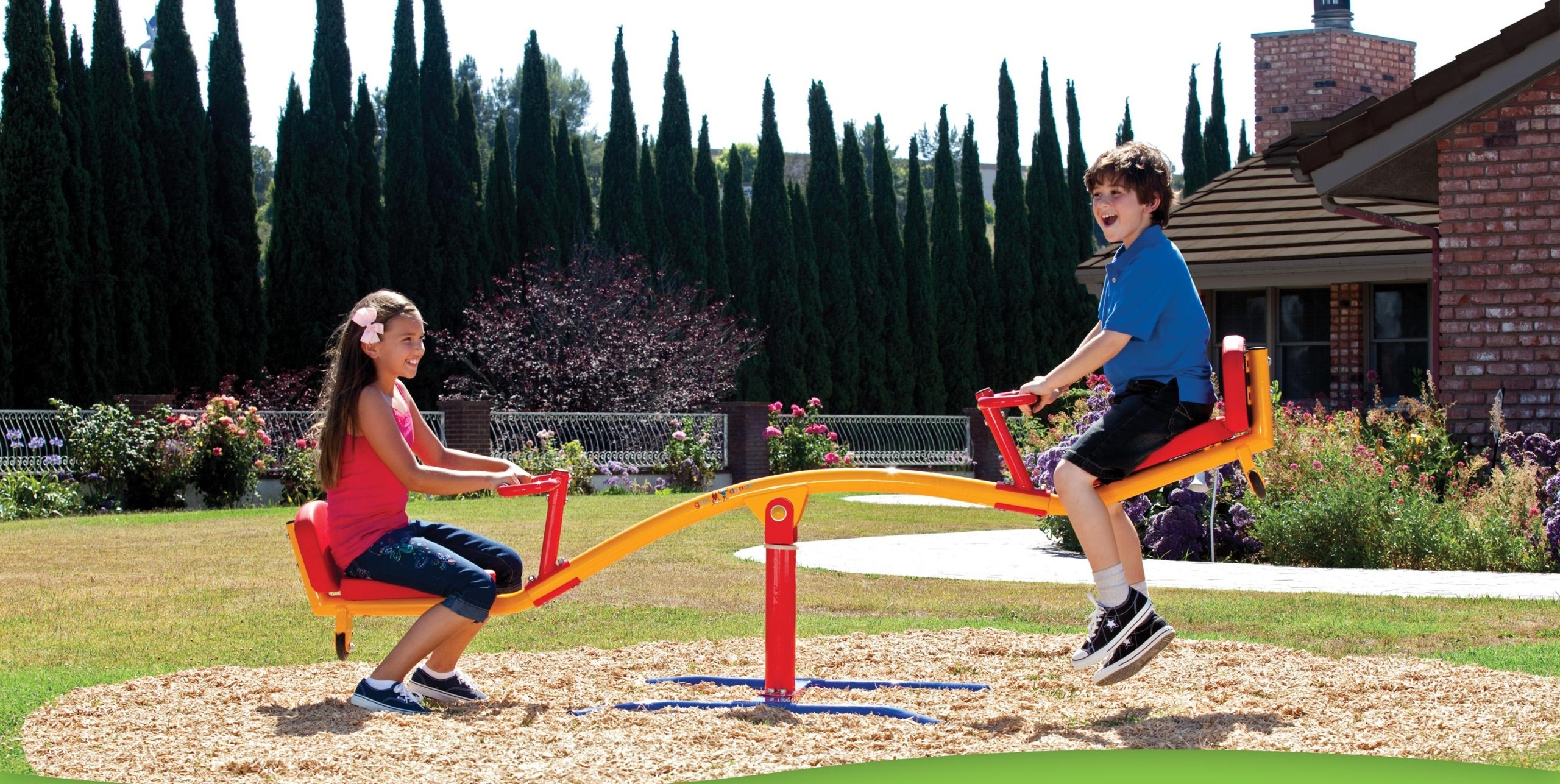 Amazon com gym dandy spinning teeter totter impact