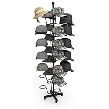 Amazon com homdox 7 tier hat display rack stand rotating