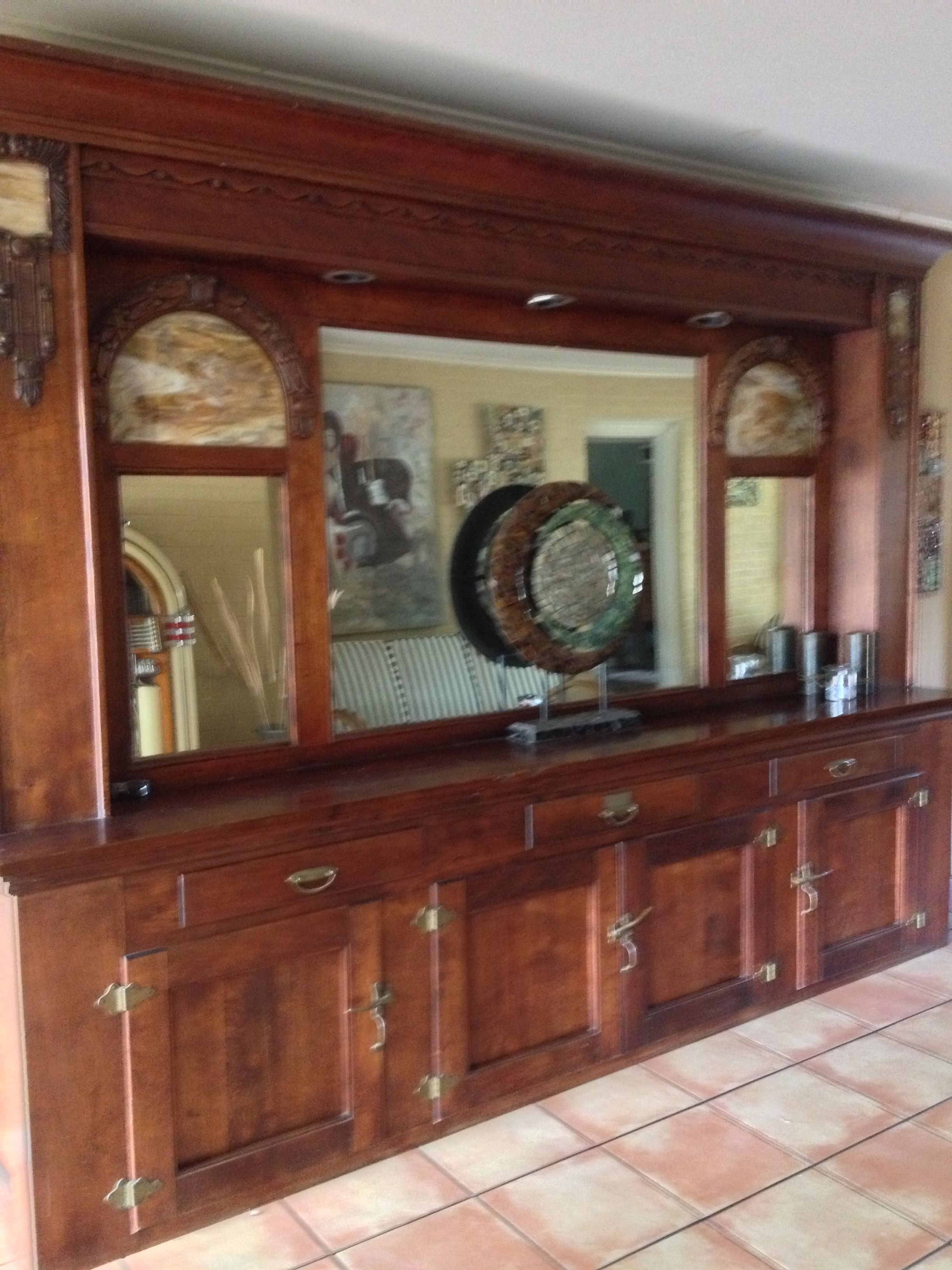 Antique back bar for sale contact me for details home