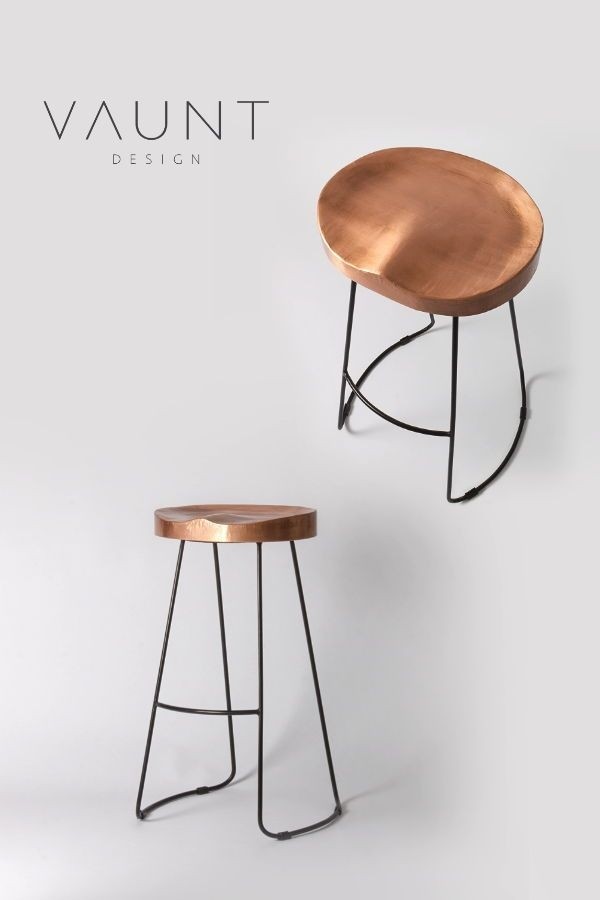 Arlo copper counter stool copper bar stools metal bar