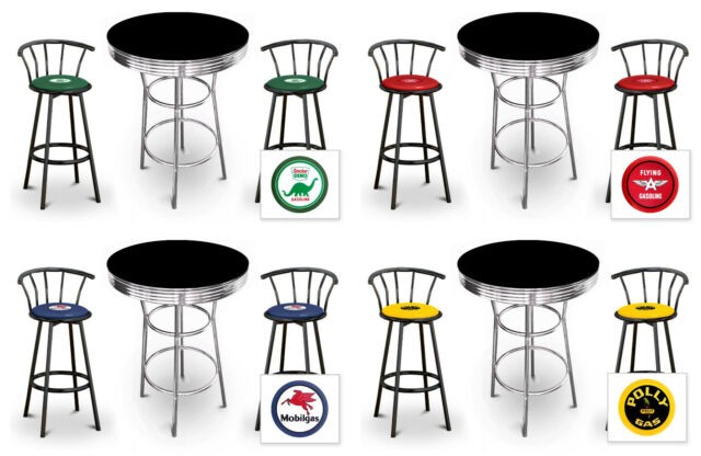 Beer logo bar stool padded corona extra high metal classic