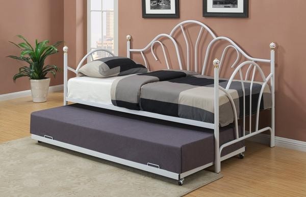 Best deals on stylish white metal peacock day bed with