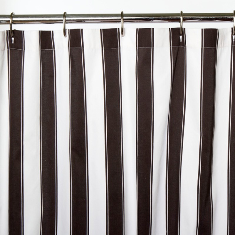 Black and white striped shower curtain furniture ideas