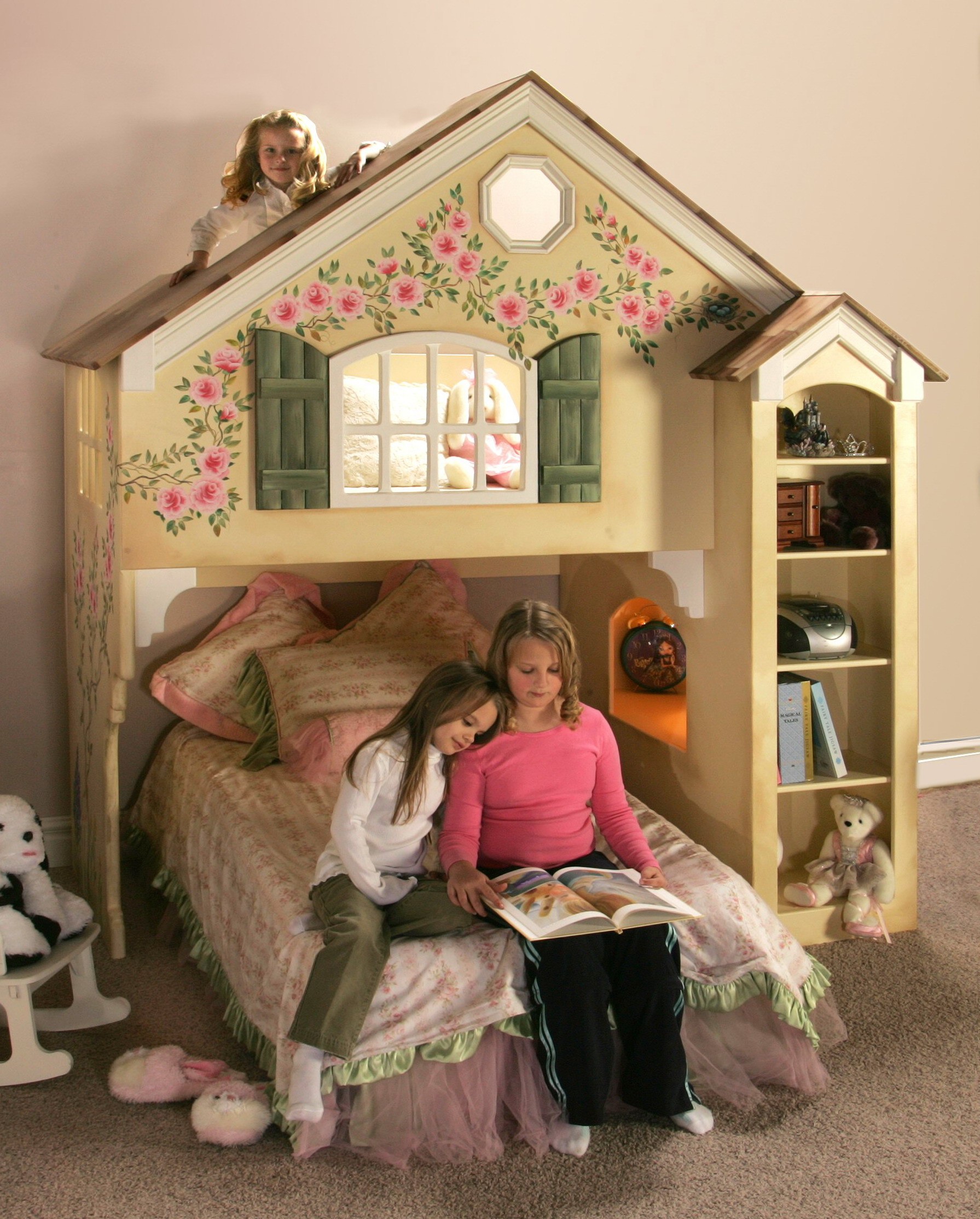 Blueprints for the dollhouse bunk bed twin over full 4