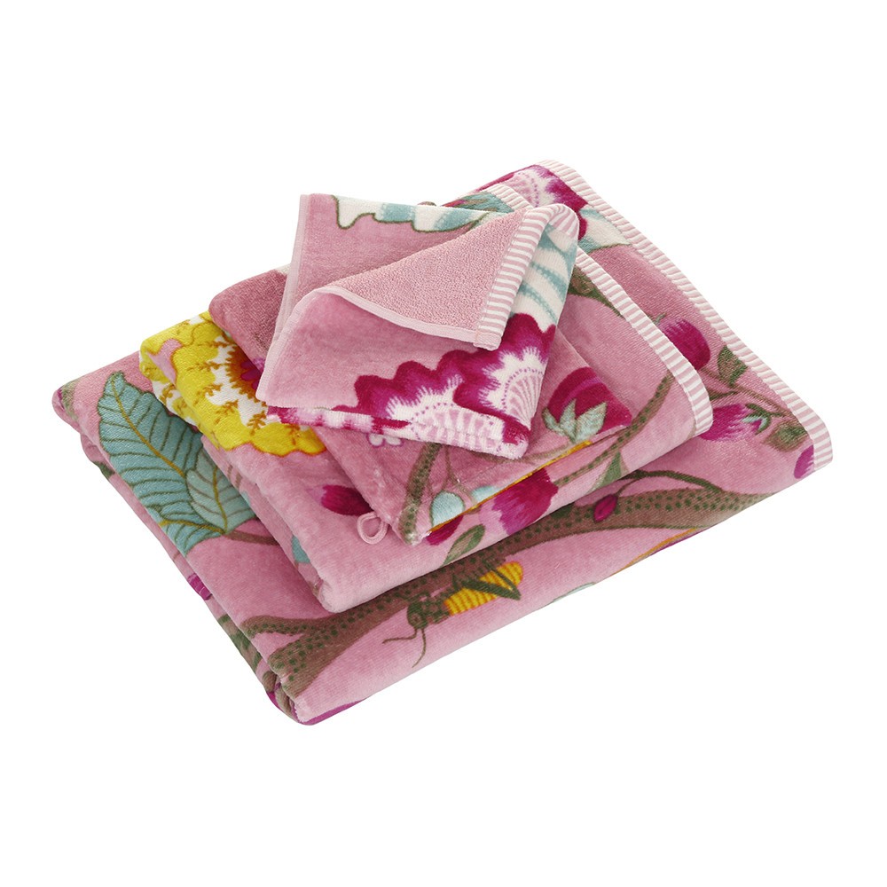 Buy pip studio floral fantasy towel pink hand towel