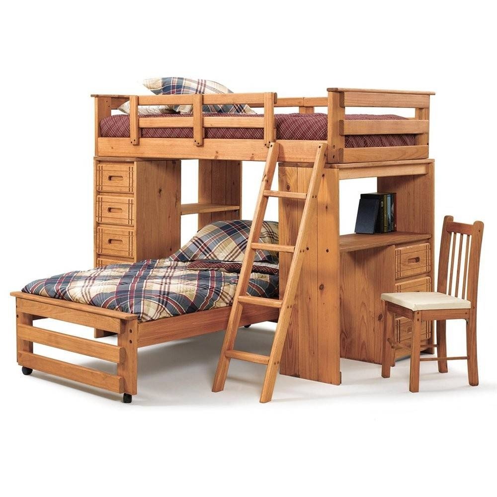Chelsea home student loft bed chest desk designs chaos