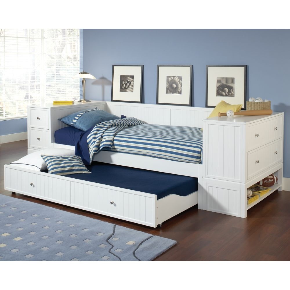 Cody daybed trundle end chest storage hillsdale