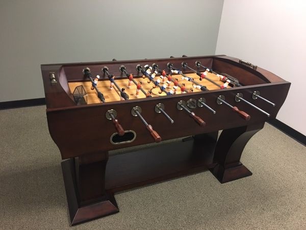 Costco solid wood foosball table sell fast for sale in