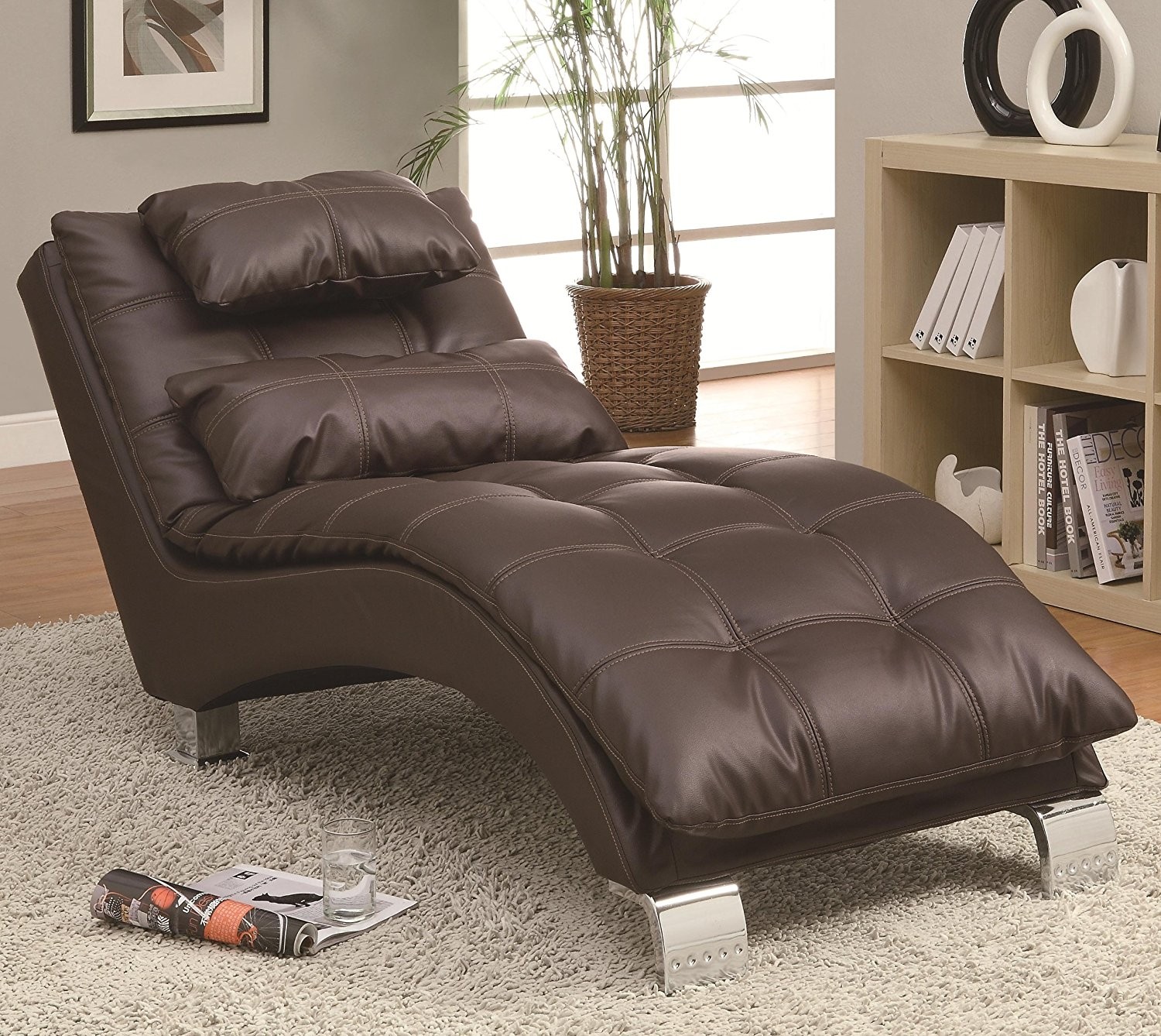 Decor wondrous choices of cozy oversized chaise lounge 1
