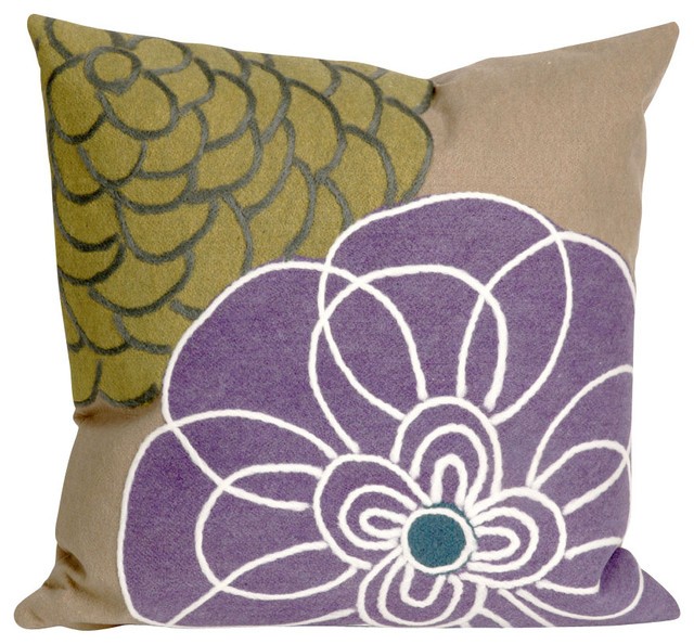 Disco purple pillow 20 sq craftsman outdoor cushions