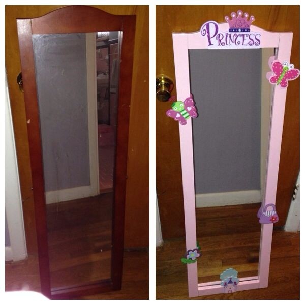 Diy girls full length mirror diy for girls crafts for