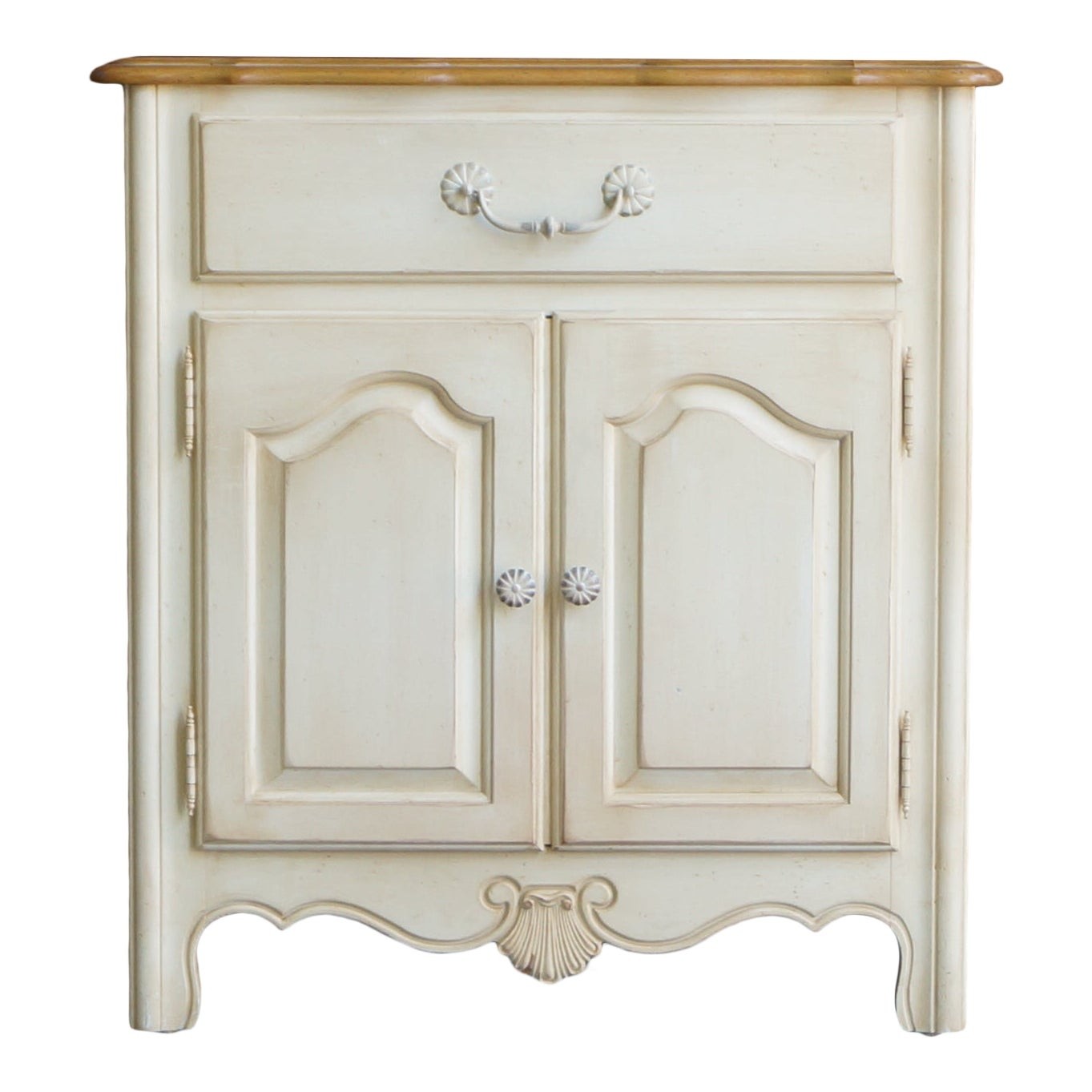Ethan allen country french nightstand chairish