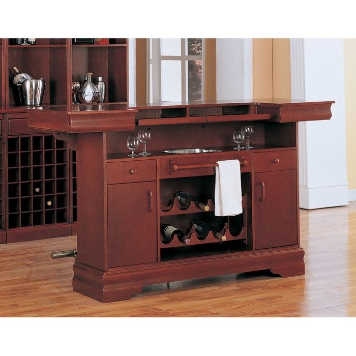 Garrard home bar with wine storage home bar furniture