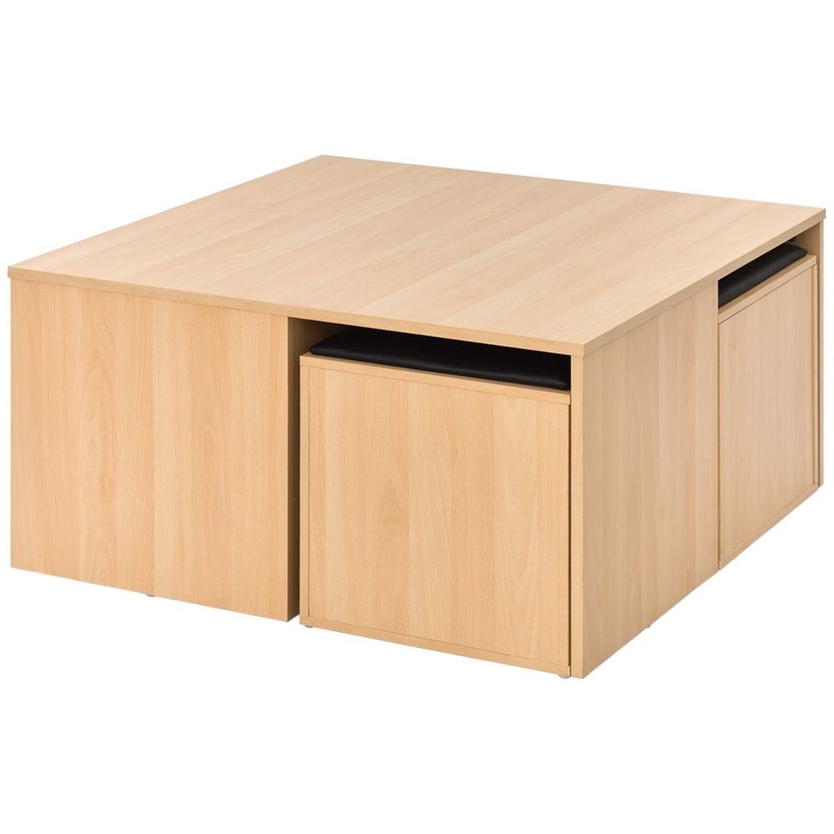 Ghp honeycomb particle board wood color coffee table