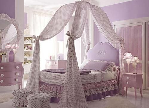 Girls canopy bedroom set home furniture design
