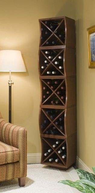 Great corner idea wood wine racks wine cubes wine decor