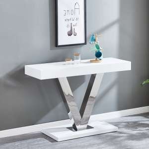 High gloss console hall tables uk furniture in fashion