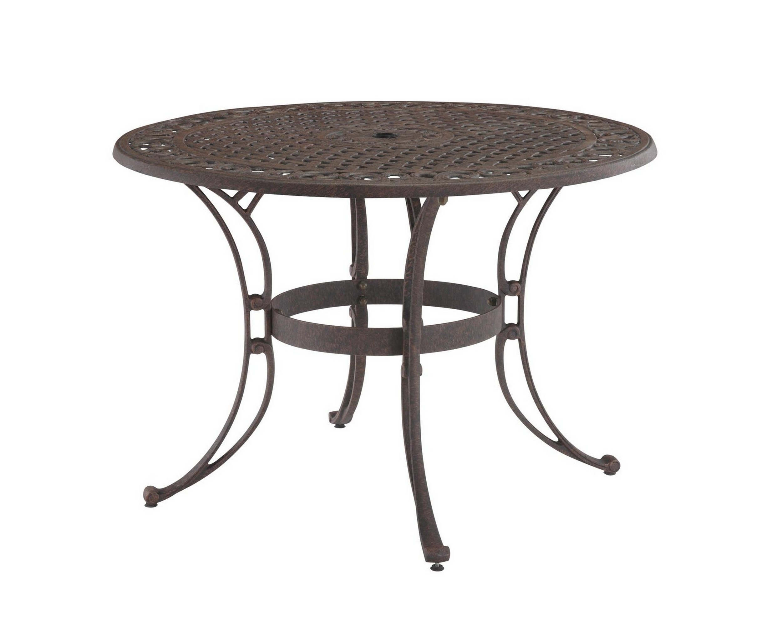 Home styles biscayne bronze outdoor dining table 42 inch